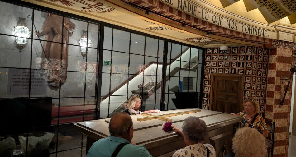 Día 9 de octubre en el Santuario de Fray Leopoldo